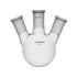 Laboy 250mL 3 Neck Round Bottom Boiling Flask with 24/40 Center Joint & Side Joints for Organic Chemistry