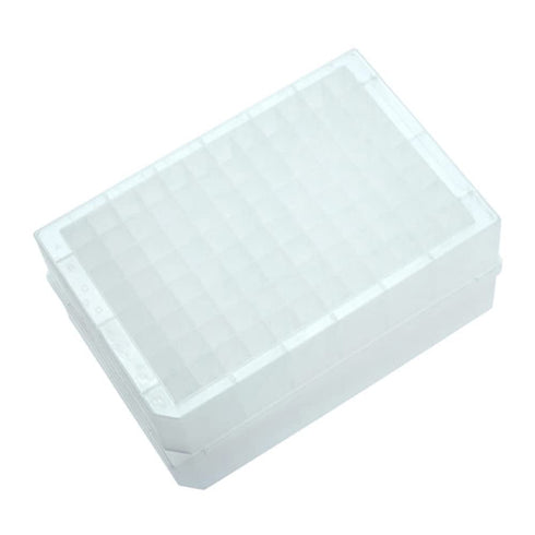 Celltreat 229570 96 Deep Well Storage Plate, 0.5 mL, Round Well, V-Bottom, Non-Sterile, Polypropylene, Pack of 25