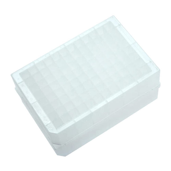 Celltreat 229570 96 Deep Well Storage Plate, 0.5 mL, Round Well, V-Bottom, Non-Sterile, Polypropylene, Pack of 25