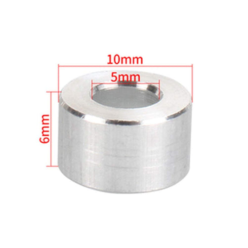 Zeberoxyz 10pcs POM Small Pulley V-Slot Wheels Kit - Double Bearing, for Aluminum Extrusion 3D Printer Parts