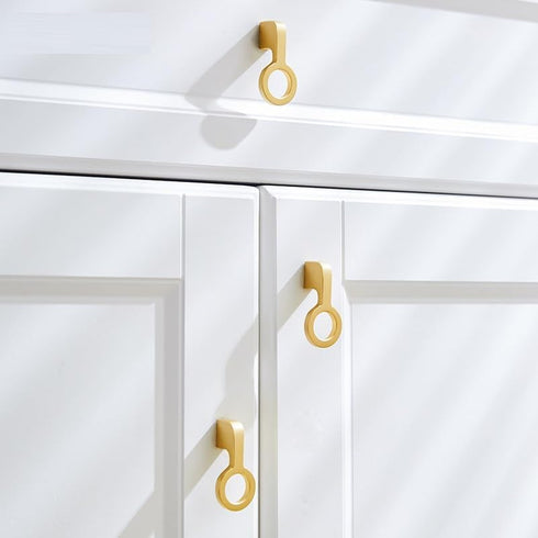SANCHAKOU 2 Pack Cabinet Furniture Pulls Brass Wardrobe Handle Cabinet Wine Cabinet Bedside Table Shoe Cabinet Handle