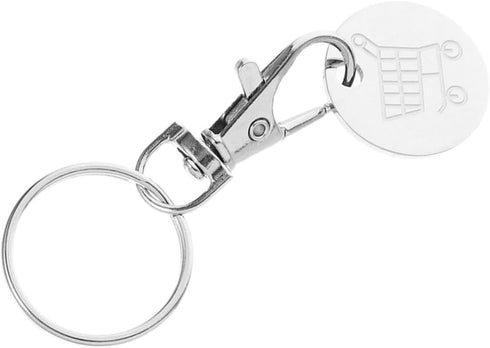 TEHAUX 1piece Trolley Token Keychain Shopping Cart Remover Key for Supermarket Use