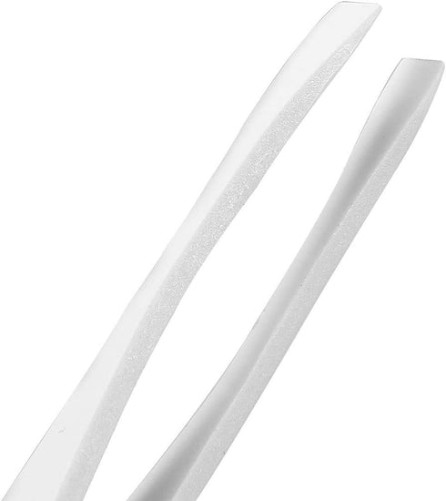 Precision Plastic Tweezers Kit, Anti-static Set for Craft & Electronics Repair - White - 6Pcs