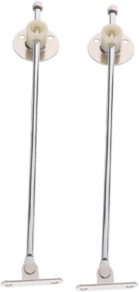 Artibetter 2Pcs Heavy Duty Cabinet Hinges with Lid Support Rods for Flap