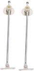 Artibetter 2Pcs Heavy Duty Cabinet Hinges with Lid Support Rods for Flap