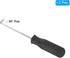 PATIKIL O-Ring Picks 90 Degree, 142mm, 2 Pcs Oil Seal Gasket Precision Screwdriver Puller Remover Tool, Black