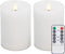 Flameless LED Candles, Realistic Flickering Flame, Set of Multiple (White, Set of