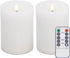 Flameless LED Candles, Realistic Flickering Flame, Set of Multiple (White, Set of