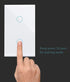 Zigbee Touch Smart Switch, Compatible with Alexa, Google Home, Hubitat, Neutral Wire Required (1 Gang, Black)