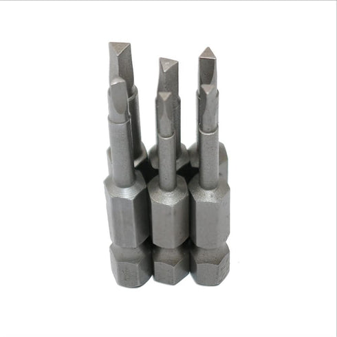 6 Piece Magnetic Triangular Screwdriver Bit Set, S2 Steel 1/4 Inch Hex Triangle Drill