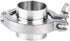HNIGLLEEHN 1pc 304 Applications(19mm) Stainless Steel Tri Clamp Weld Ferrule Kit - Quick-Fit Clamp for Food, Beverage