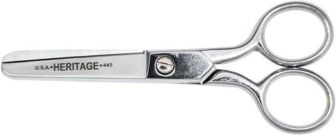 Klein Tools H445 Safety Scissors, Made in USA, 5-Inch for Thread, Yarn, Weaving, and Knitting