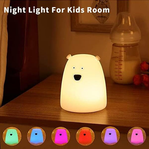 16 Dimmable (GJDB01) ZKLiLi Night Light for Kids Lamp, Colors Lamp Cute, Baby Night Lights for Nursery,Silicone