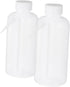 RUNROTOO 2pcs 500ml Wide Mouth Wash Bottles Reusable Portable Squeeze Bottles for Laboratory Chemicals and Body Wash