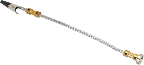 Walfront Single Arms Soldering Helping Hands, Magnetic Base Adjustable Welding Tool for Electronics Repair Assembly
