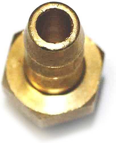 Interstate Pneumatics FMS64T 3/8 Inch - 24 UNF Male x 1/4 Inch Hose Barb Connector for Inflator Whips
