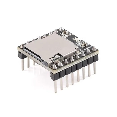 AYASOSO DFPlayer Mini MP3 Player Module, Compact Audio Player with Speaker Interface, Serial