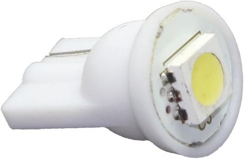 Adabele LED 10pcs Universal White T10 5-SMD LED Car Light Bulb Replacement For W5W,