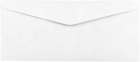 JAM PAPER Tyvek #10 Business Envelopes - Tear-Proof, 4 1/8 x 9 1/2, White, 50/Pack
