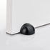 Door Stopper, Self Adhesive Floor Door Stop for Bottom of Door, Black Rubber Bumper, 2 Pack