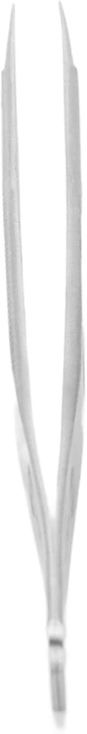 Stainless Steel Tweezers, High Accuracy Straight Tapered Ultra Fine Point Forceps for Mobile Repair