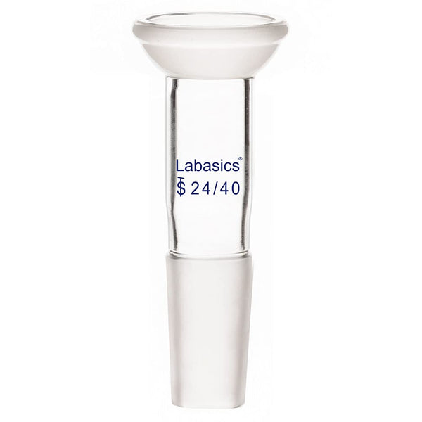Glass Adapter with Ball Socket, Borosilicate Connecting Adapter with 35/20 Top Spherical Joint for Laboratory Use