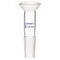 Glass Adapter with Ball Socket, Borosilicate Connecting Adapter with 35/20 Top Spherical Joint for Laboratory Use