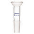 Glass Adapter with Ball Socket, Borosilicate Connecting Adapter with 35/20 Top Spherical Joint for Laboratory Use