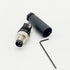 2Pcs M8 4 Pin Male Circular Connector, IP67 Waterproof Field Assembly Sensor A Code Adapter 60V 4A AC/DC