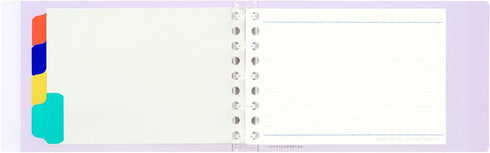 Maruman FM310-30 Loose Leaf Binder Session, Mini Size, Light Purple, 5 Holes