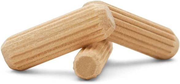 Wooden Dowel Pins 1 x 1/4 Inch, Pack of 300 for Woodworking and Crafts by Woodpeckers