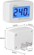 Diyeeni 1Pcs Plugin LCD Digital AC 80300V Voltmeter DM551 for Household Electrical Instruments Voltage Testers