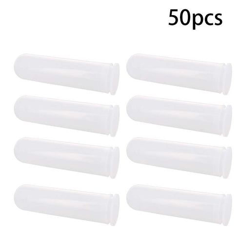 Othmro 50ml 50pcs Plastic Lab Centrifuge Tubes, 28 * 103mm Vial Test Tube Sample Storage Container Liquid Centrifuge Tube Round Bottom with Plug-in Cap for Beads Yeast Specimen Sample Laboratory
