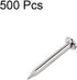 uxcell Small Tiny Hardware Nails Carbon Steel 1.2X10mm(DxL) for DIY Decorative Wooden Boxes Accessories Silver Tone 500pcs