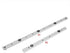 Miter Bar, Aluminium Alloy Slider Table Saw Miter Gauge Rod for Woodworking, 300mm / 11.81''
