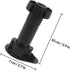 4pcs 100-120mm, Adjustable Black Plastic Furniture Legs Clips, Thickened Sofa and Cabinet Support Feet, Height Suitable