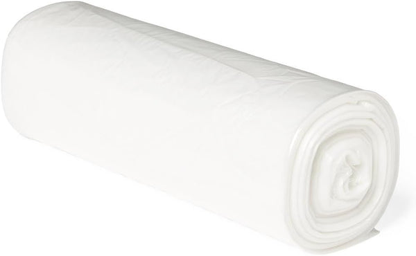 Medline High-Density Trash Liner, Clear, 24 Inches x 24 Inches, 10 Mic,