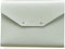 Modern Design A5 Size PU Leather Padfolio with Writing Pad, Pen Holder, Card Slots, Extra Pockets, Mint Gray