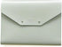 Modern Design A5 Size PU Leather Padfolio with Writing Pad, Pen Holder, Card Slots, Extra Pockets, Mint Gray