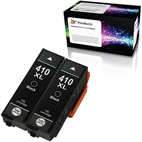 Remanufactured Ink Cartridge Replacement for Epson 410 410XL (2 Black) for Expression Printers