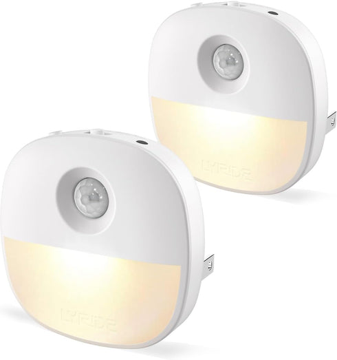 Lyridz Plug in Night Light with Motion Sensor and Dusk to Dawn