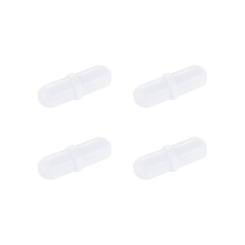 MECCANIXITY Magnetic Stirrer Mixer Stir Bar Rod 20mm x 6mm Ring Shape PTFE Coating for Laboratory, 4Pcs