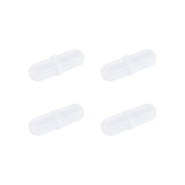 MECCANIXITY Magnetic Stirrer Mixer Stir Bar Rod 20mm x 6mm Ring Shape PTFE Coating for Laboratory, 4Pcs