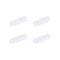 MECCANIXITY Magnetic Stirrer Mixer Stir Bar Rod 20mm x 6mm Ring Shape PTFE Coating for Laboratory, 4Pcs