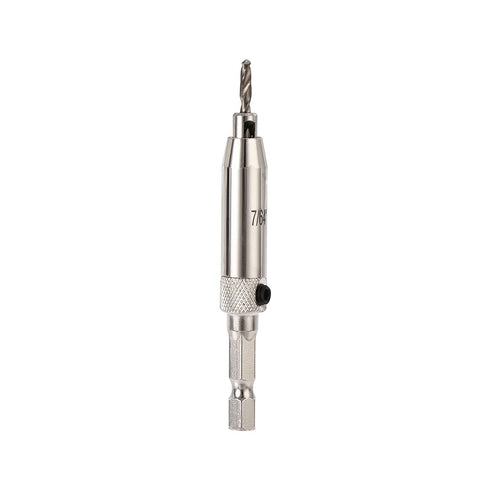 uxcell Self Centering Hinge Tapper Core Drill Bit, 7/64 Diameter for Woodworking, Silver