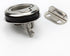 BDPQKPDV 61.5MM 1Pcs(739-2 Panel Lock Stainless Steel Flush Pull Slam Latch Furniture Handle Lock Bathroom Door Gadget