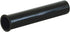 EZ-FLO 1-1/2 Inch x 8 Inch Flanged Tailpiece, Black Polypropylene for Tubular Drain Applications, 35327