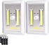 nextool 2-Pack Adjustable Brightness COB LED Cordless Dimmer Switch Light, Battery Operated Night Lights
