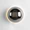 Eberow Modern Sphere Wall Sconce, 6.3 Inch Round Ball Light with Backlit Glow