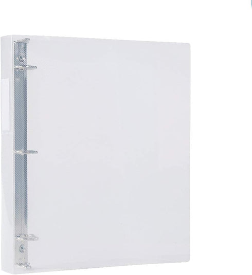 Filexec Products 1-Inch 3 Ring Binder, D Ring, Clear, Pack of 2 (50301-62223)
